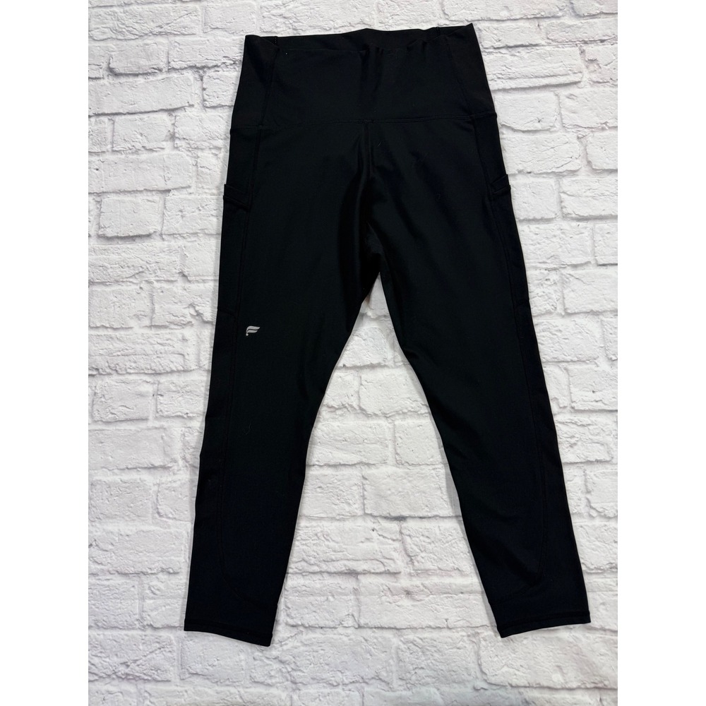 Set 3 Maternity Med (est) Leggings: 2 Fabletics black/maroon 1 Old Navy Maroon